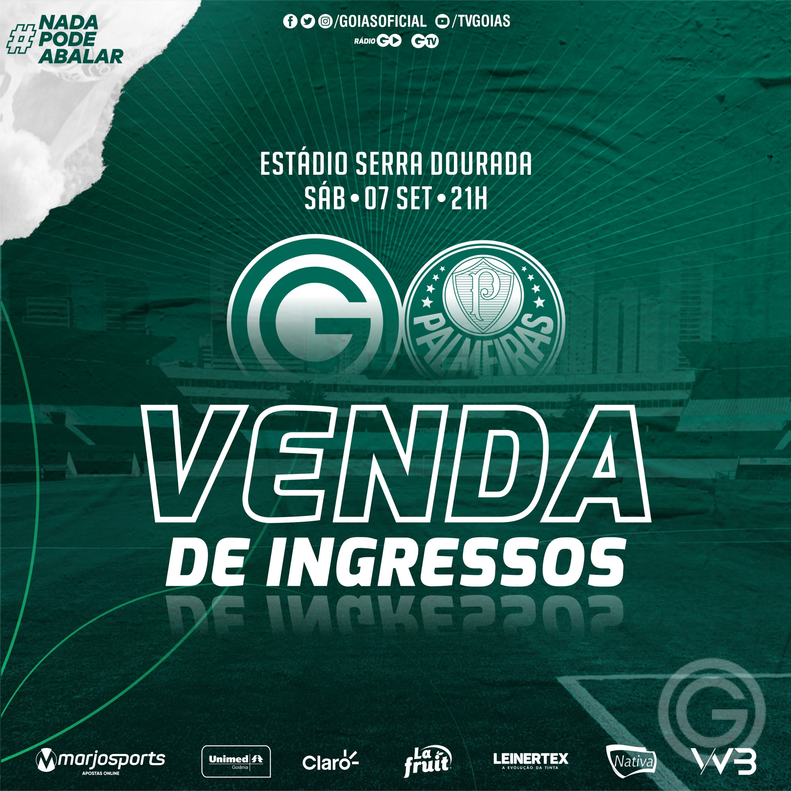 Venda de ingressos online, para o jogo Ceará x Palmeiras, já está disponível