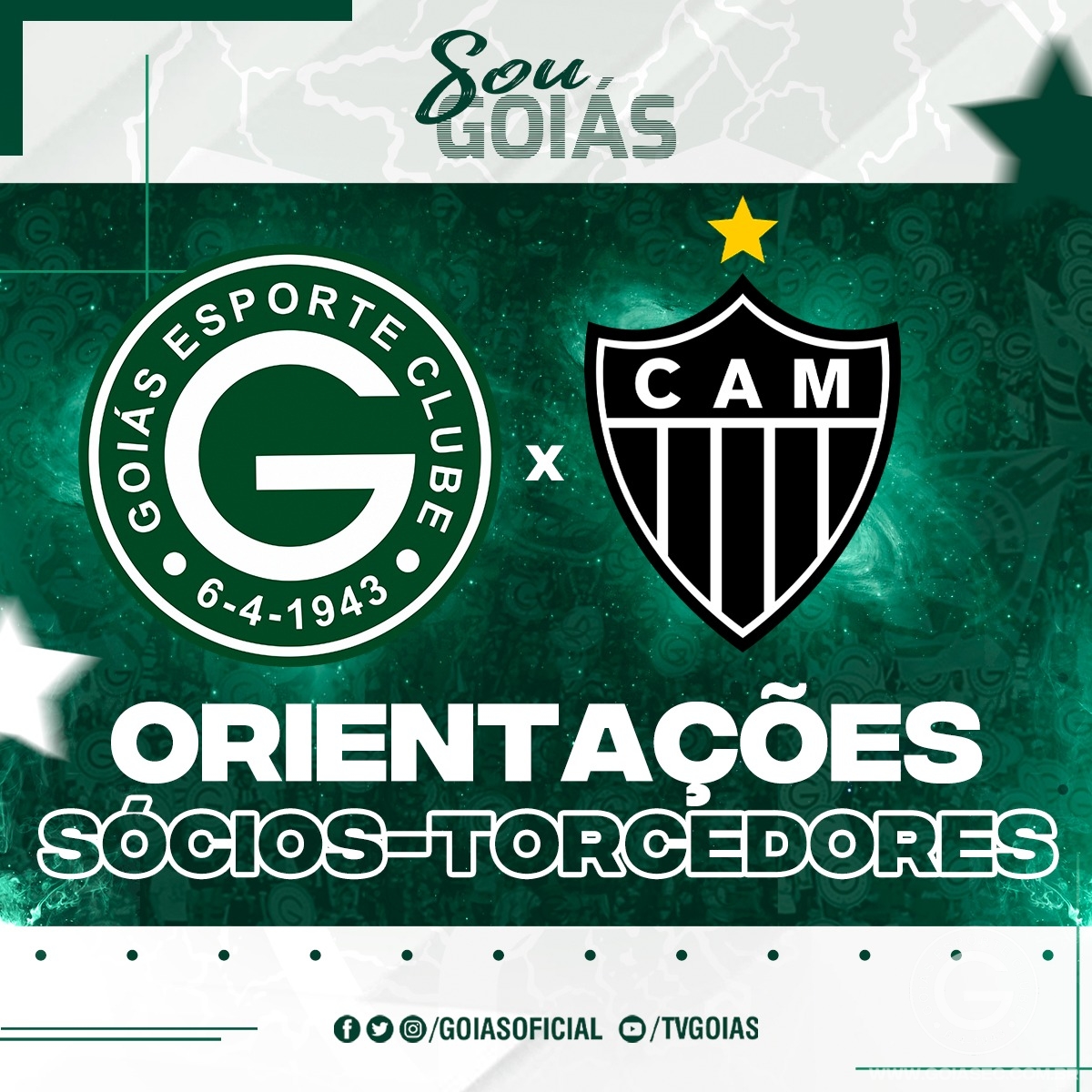 Goiás inicia venda de ingressos para jogo contra o Atlético Mineiro pelo  Brasileirão - Sagres Online