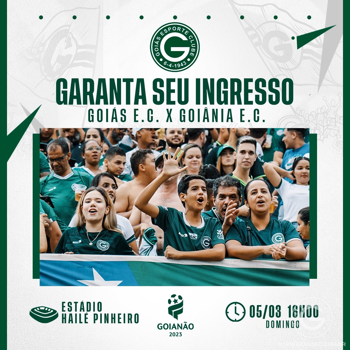 Goiás define valores dos ingressos para jogo contra o Palmeiras no Estádio  Hailé Pinheiro - Sagres Online